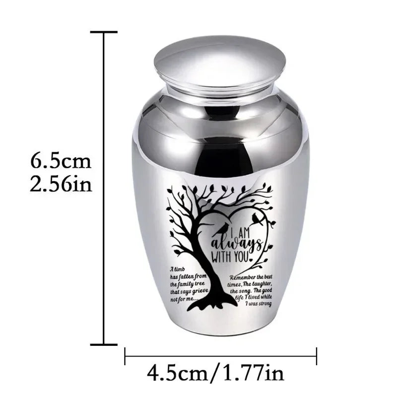 Pet family ashes cremation jar Pet ashes box Life tree ashes jar