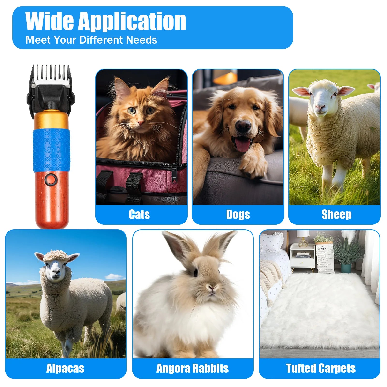 36W Electric Animal Grooming Shearing Clipper
