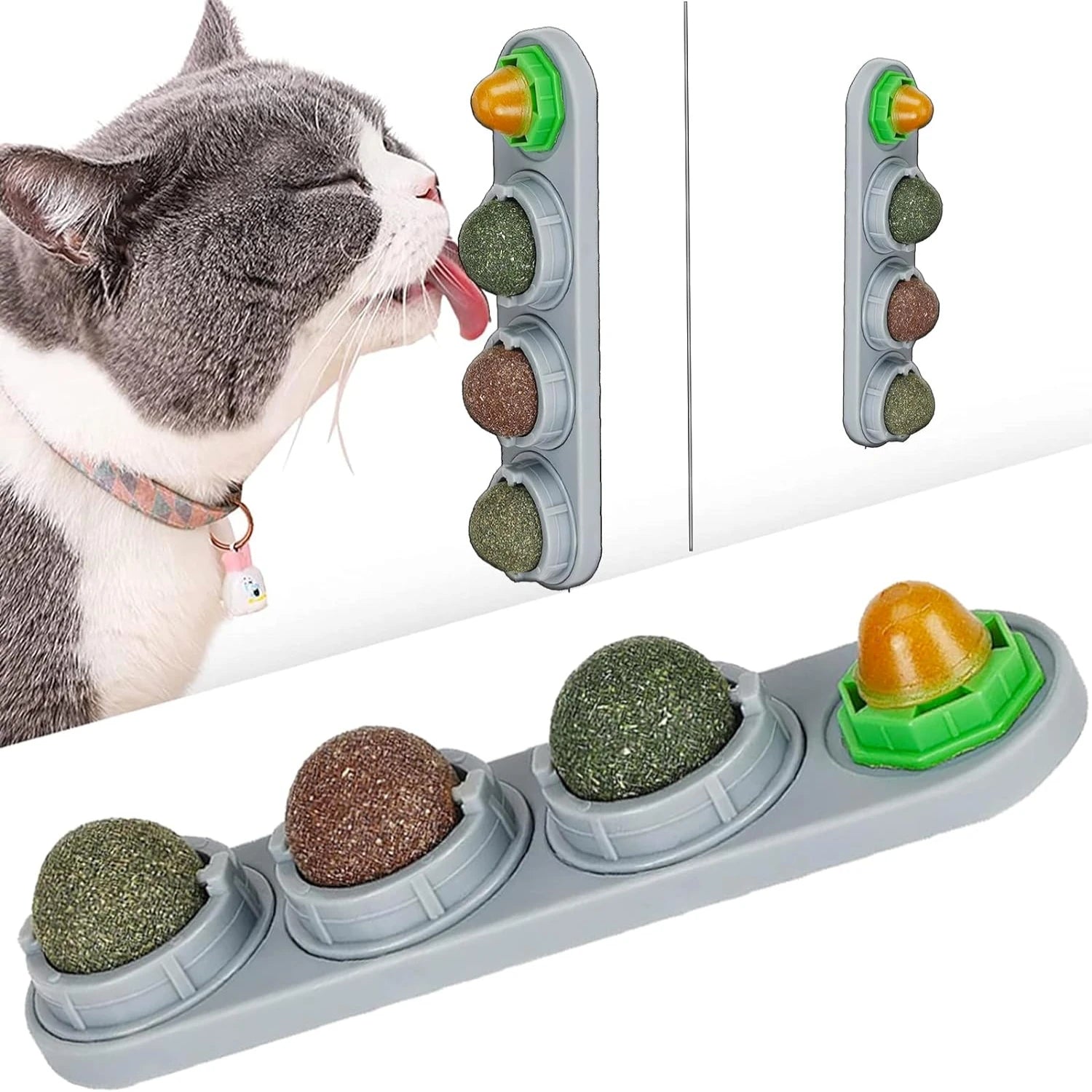 Catnip Wall Ball Toy for Kittens