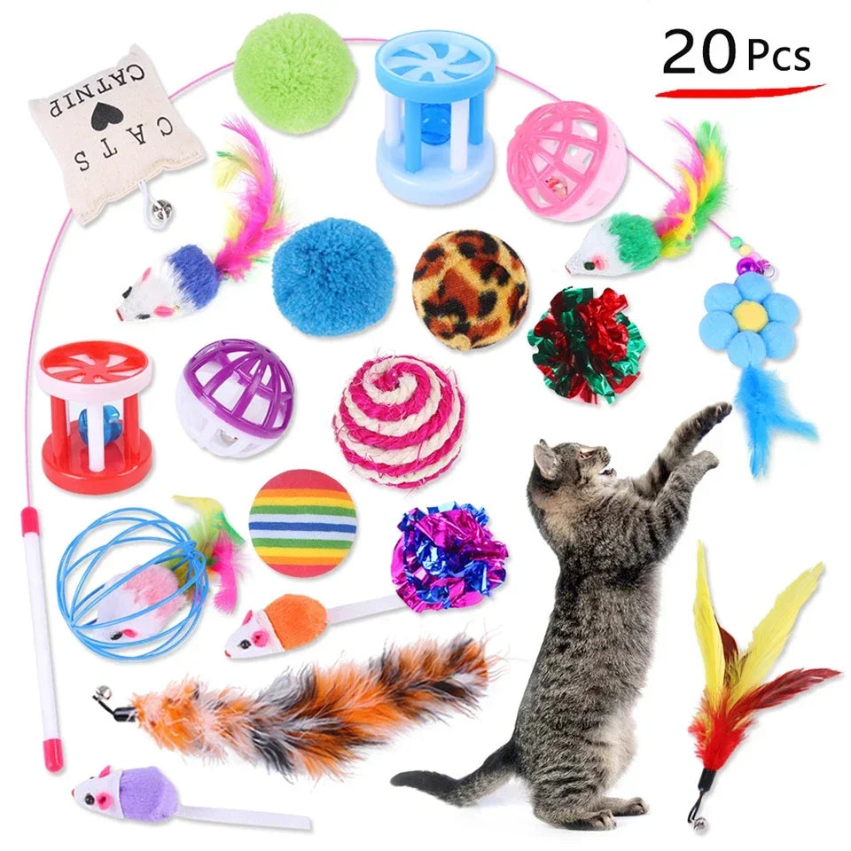 Variety Cat Toy Combination Set