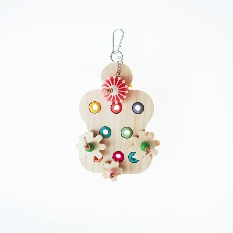 Parrot Chew Toy Interactive Educational Trainer