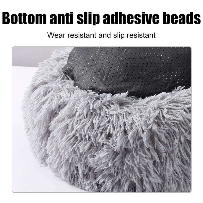 Pet Beds Large Round Soft Plush