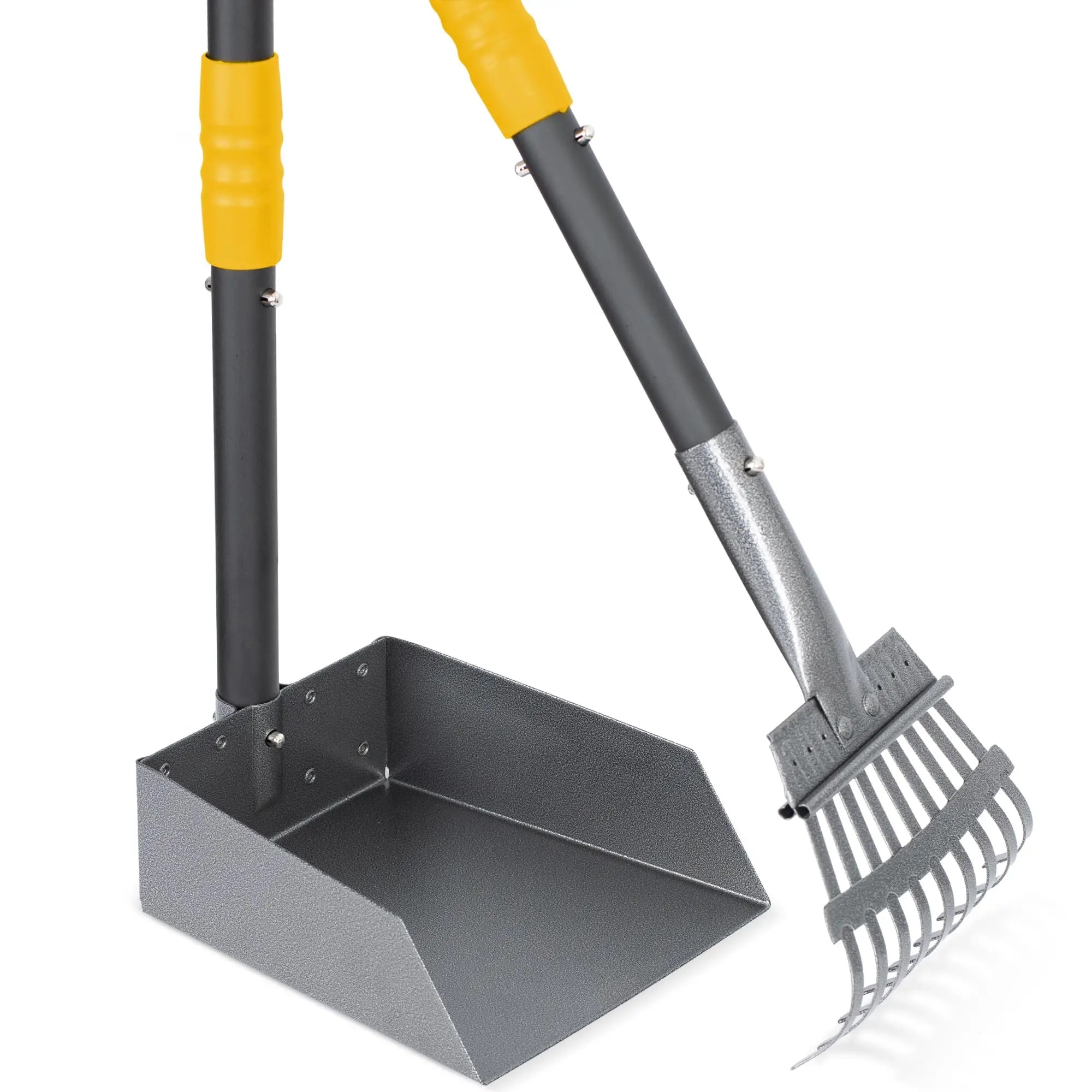 Dog Poop Tray and Rake Set