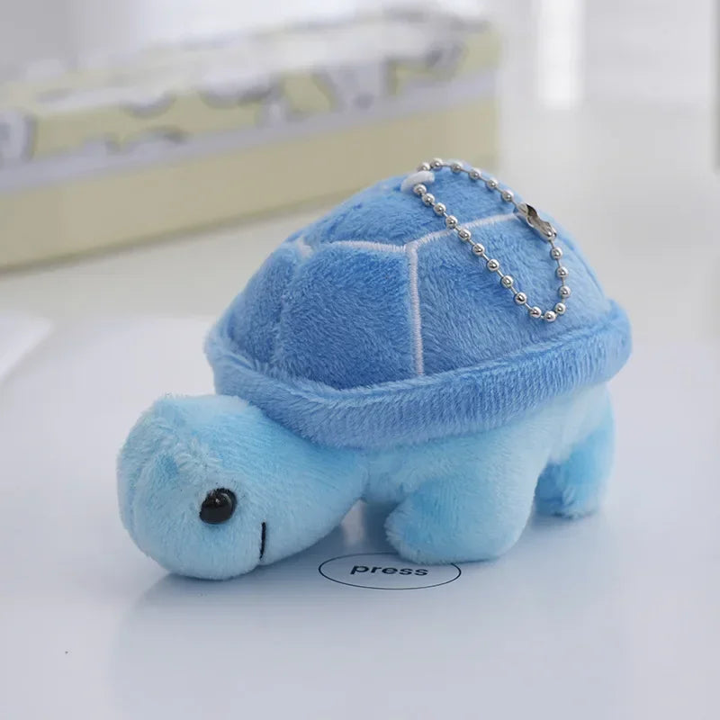 1pc Random Color Turtle Shaped Plush Toy For Dogs