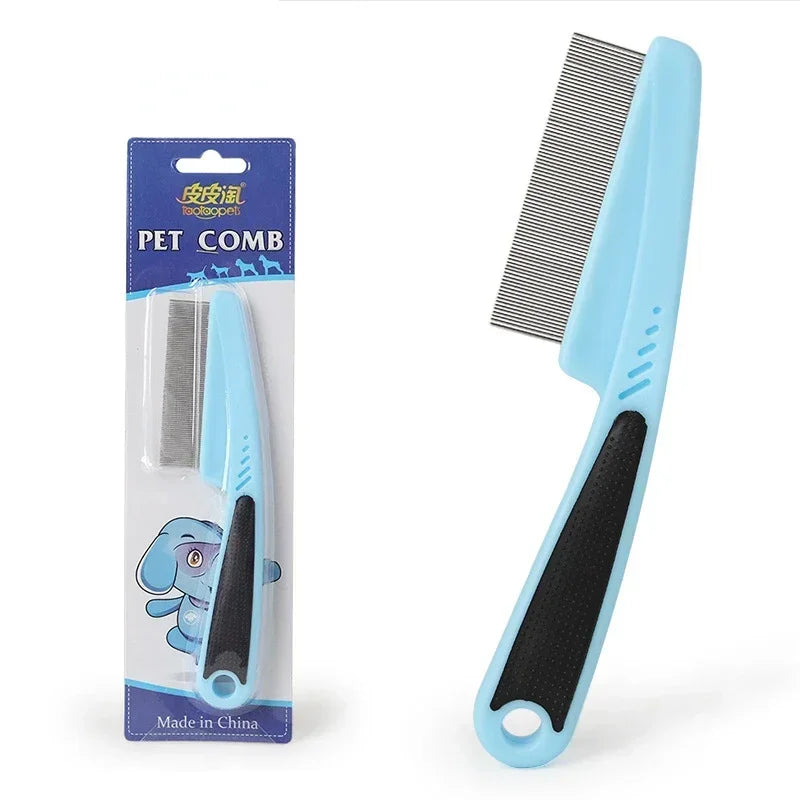 Removal Flea Comb for Cat Dog Stainless Steel Needle Grooming Louse Remove Lice Close-Tooth Grate Comb