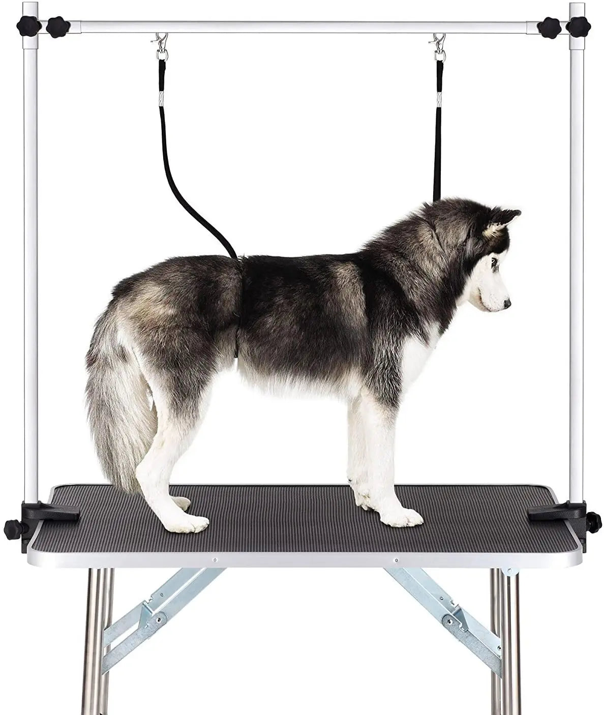 46in Pet Grooming Table Large Adjustable Portable w/Arm & Noose & Mesh Tray