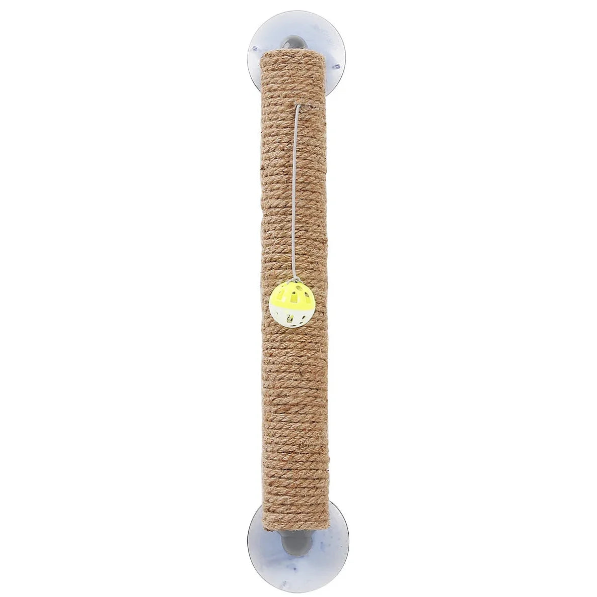 'Stick N' Claw' Sisal Rope and Toy Suction Cup Stick Shaped Cat Scratcher