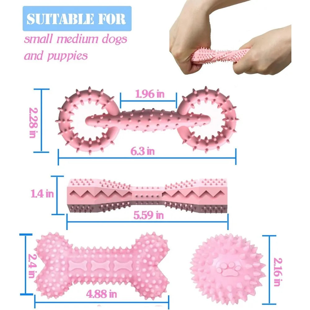 Dog Chew Toy for Small Puppies Teething Toys for Cleaning Teeth