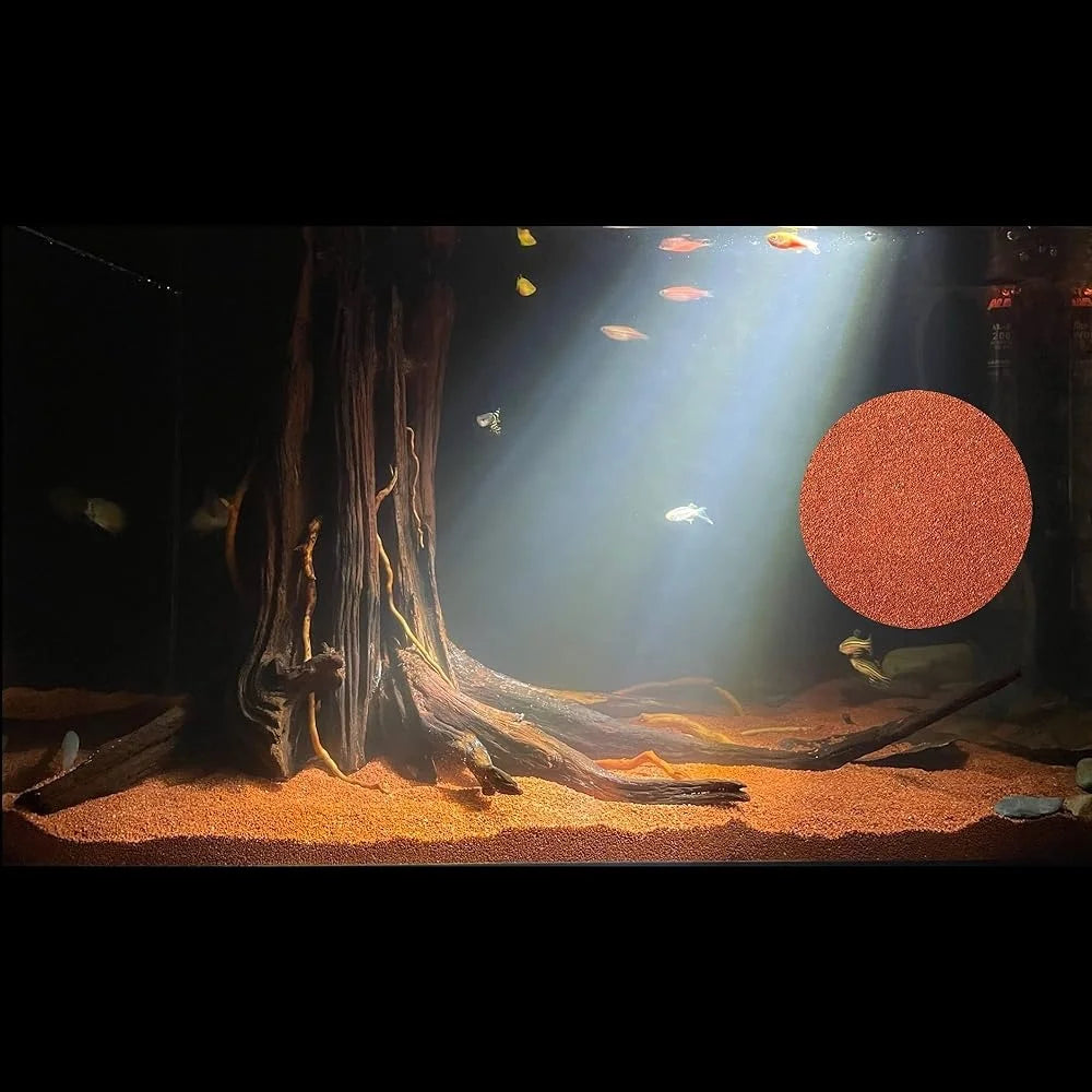 11lb Natural Red Sand Aquarium Substrate Coarse Lava Rock Soil