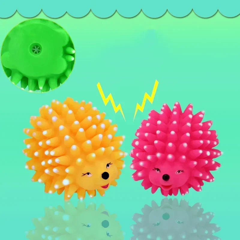 Hedgehog Soft Squeaky Dog Ball