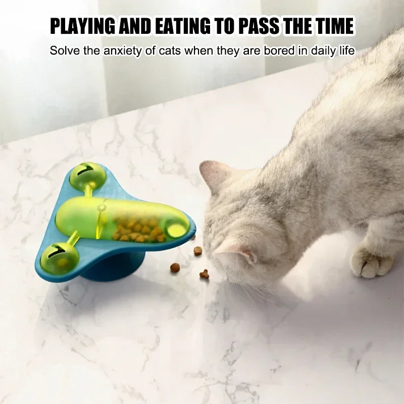Rotating Flying Chair Cat Teaser Toy