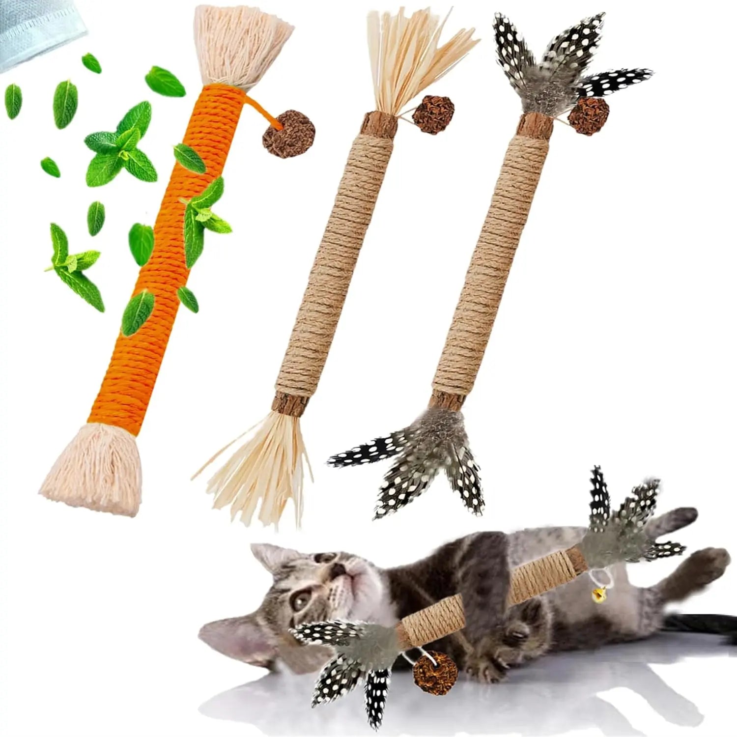 12 packs of Silver Vine Chewing Stick Cat Toys