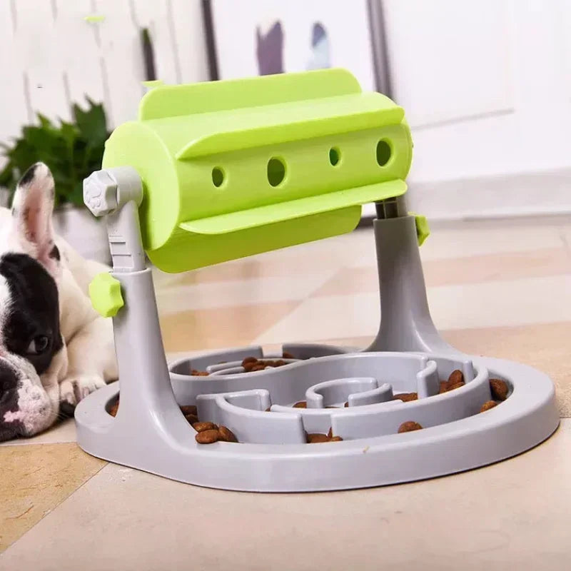 Dog Puzzle Roller Missing Food Toy Feeding Interactive Toy
