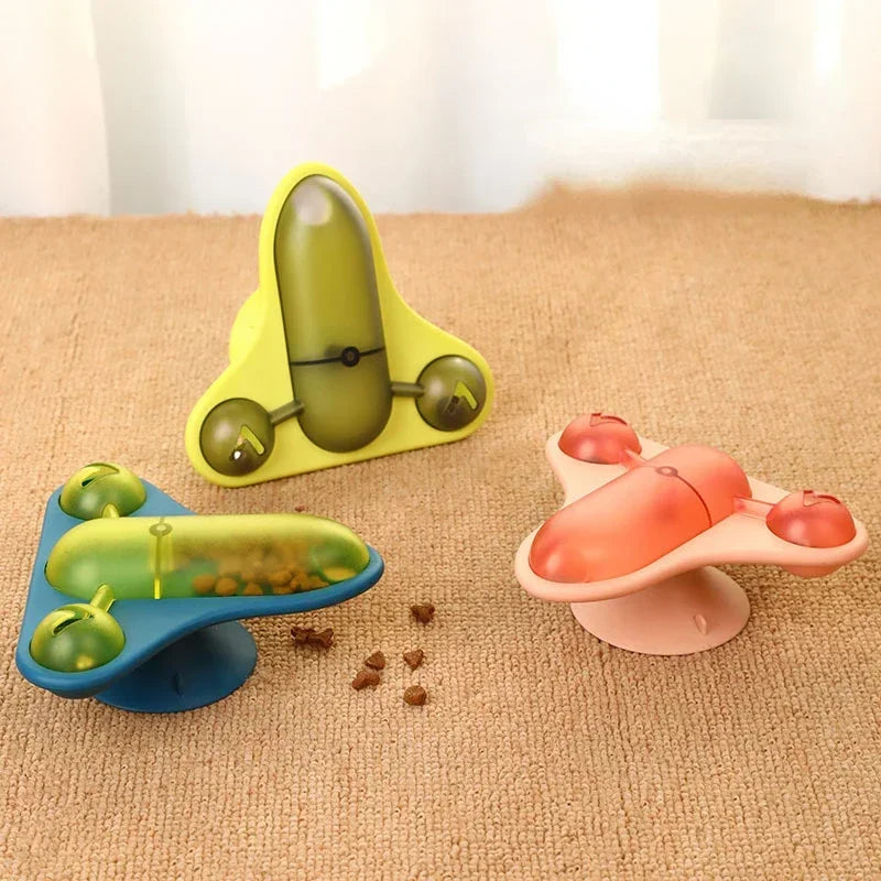 Rotating Flying Chair Cat Teaser Toy
