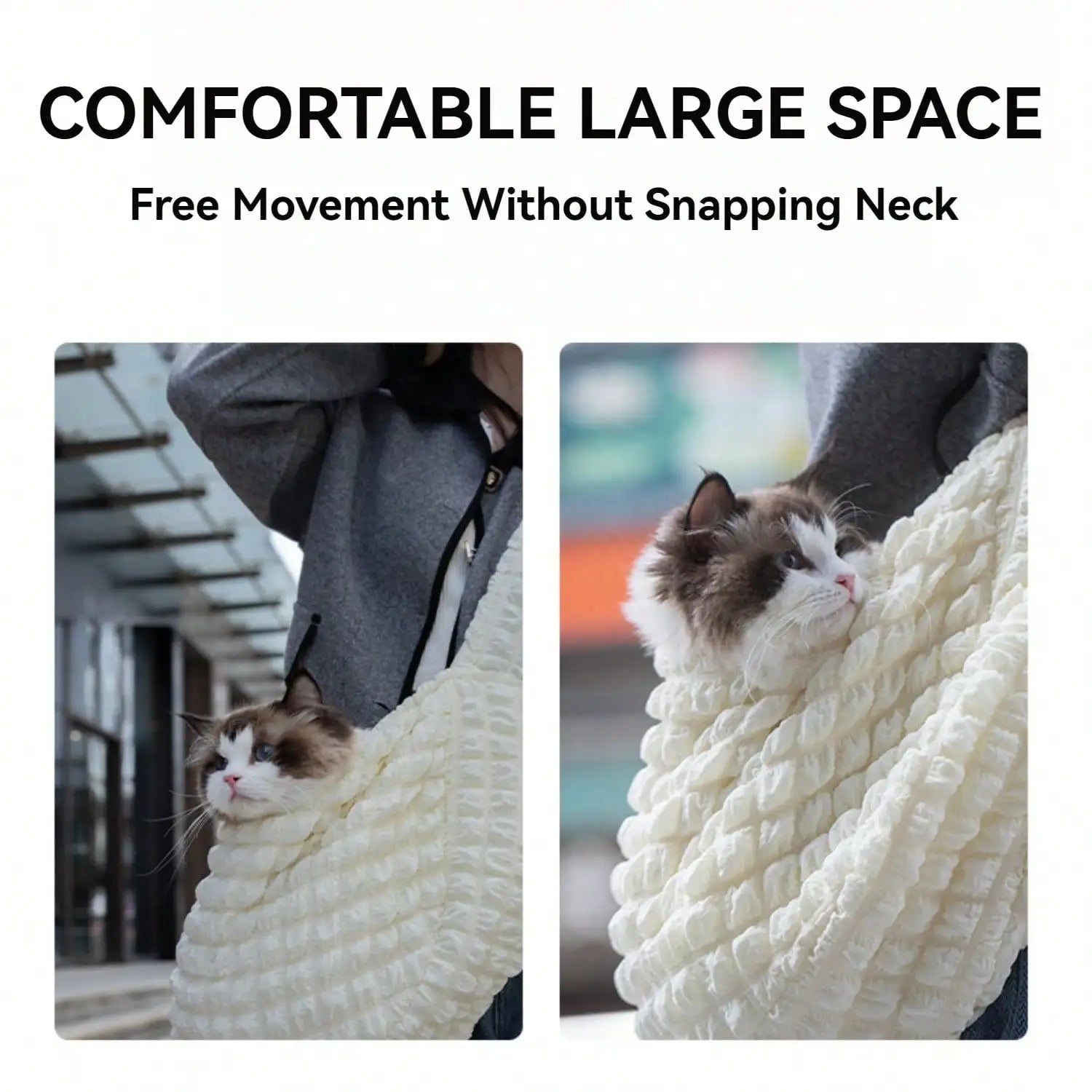 Pet Outing Portable Bag Breathable Pet Body Fixing Bag Suitable for Small Dogs Daily Use Walking Travel Outdoor