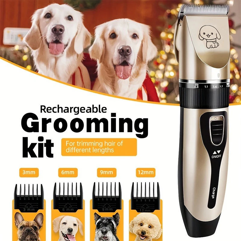 Pet Hair Trimmer Kit Electric Precision Clippers