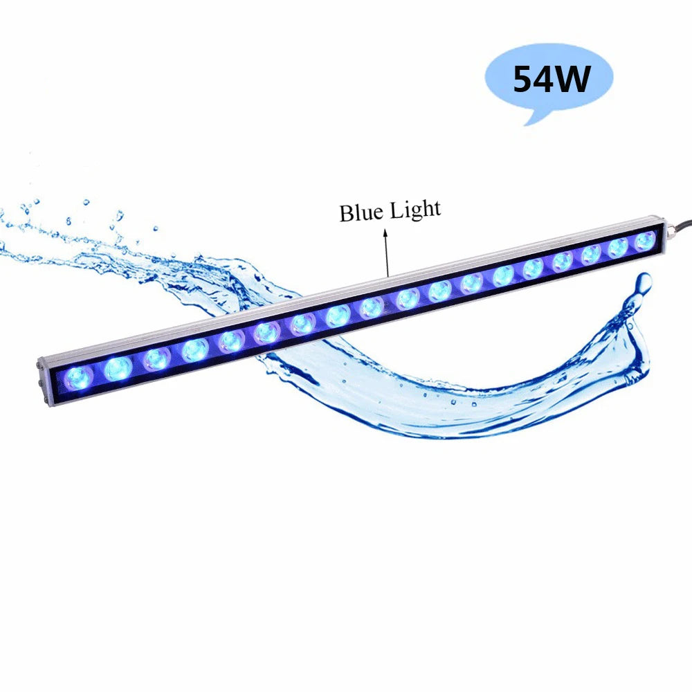 LED Aquarium Light Blue Underwater Lamp