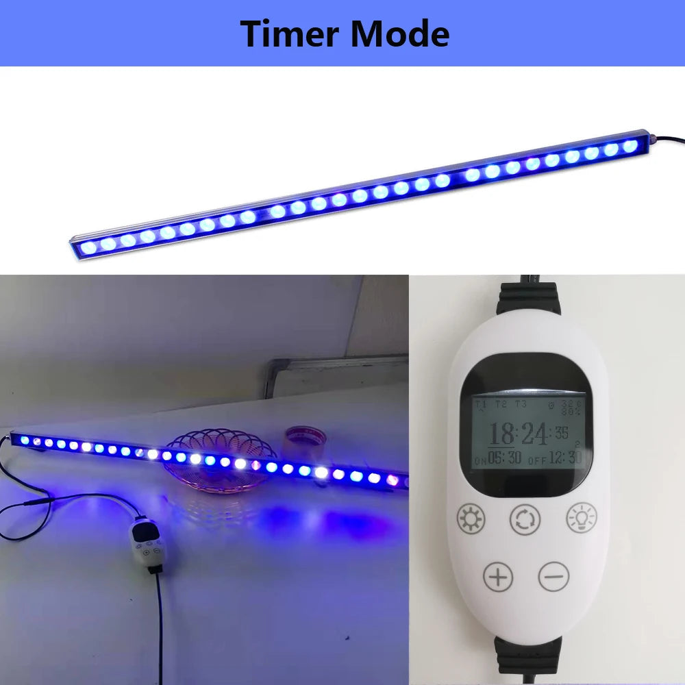 LED Aquarium Light Blue Underwater Lamp