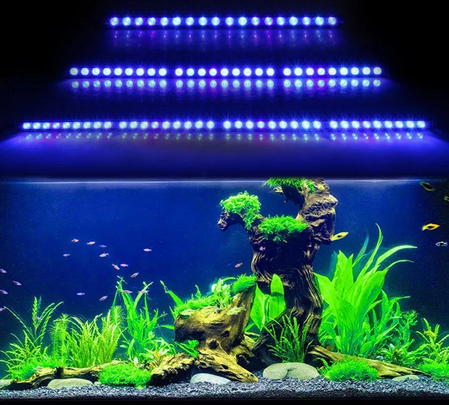 LED Aquarium Light Blue Underwater Lamp