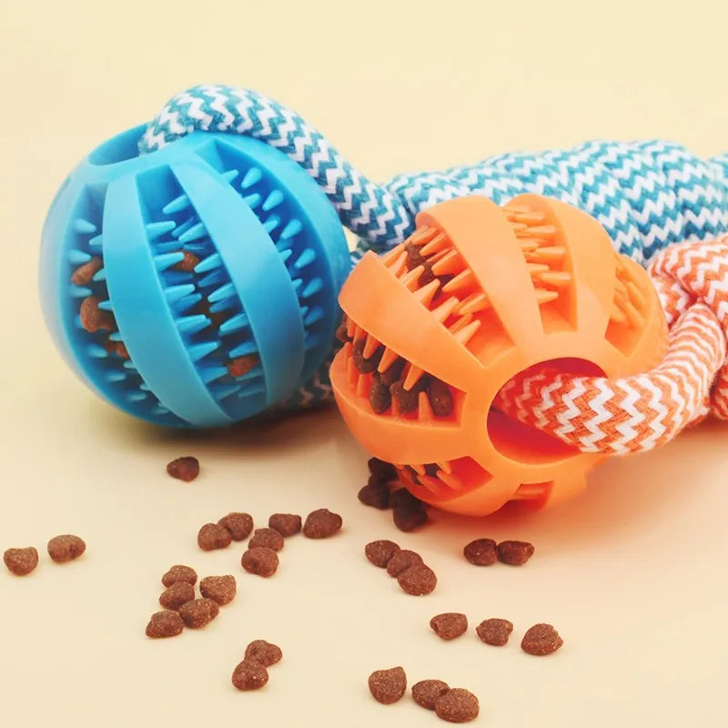 Braided Rope Dog Toys, Fetch & Tug Play, for Small/Medium Dogs