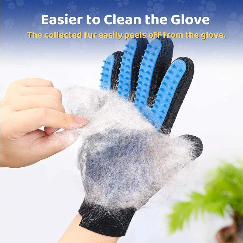 2 Sided Grooming glove De-Shedding De-Matting Pet Hair