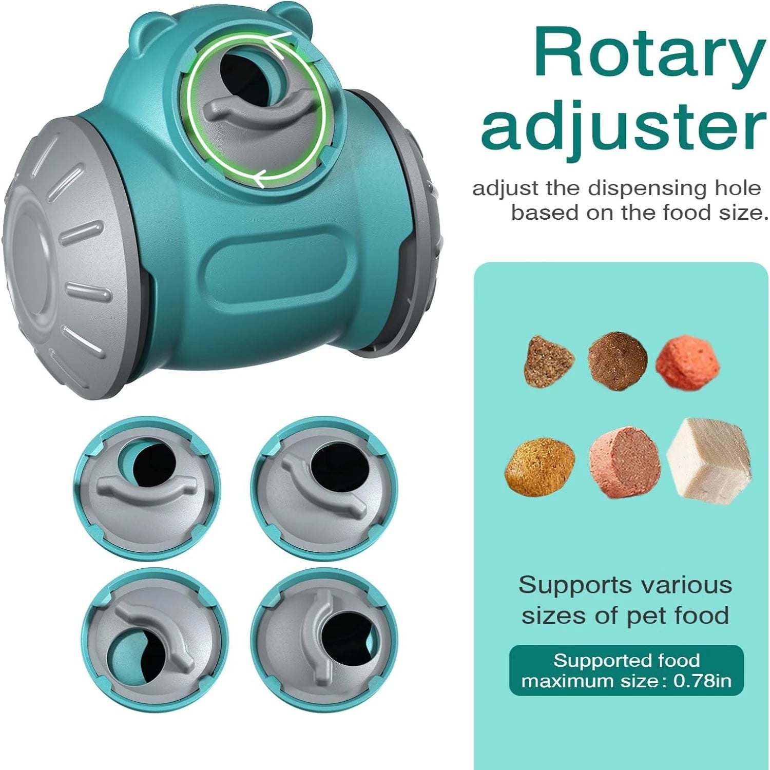 Engaging interactive non-slip rubber  dog puzzle toy for mental stimulation - challenging and fun treat feeding