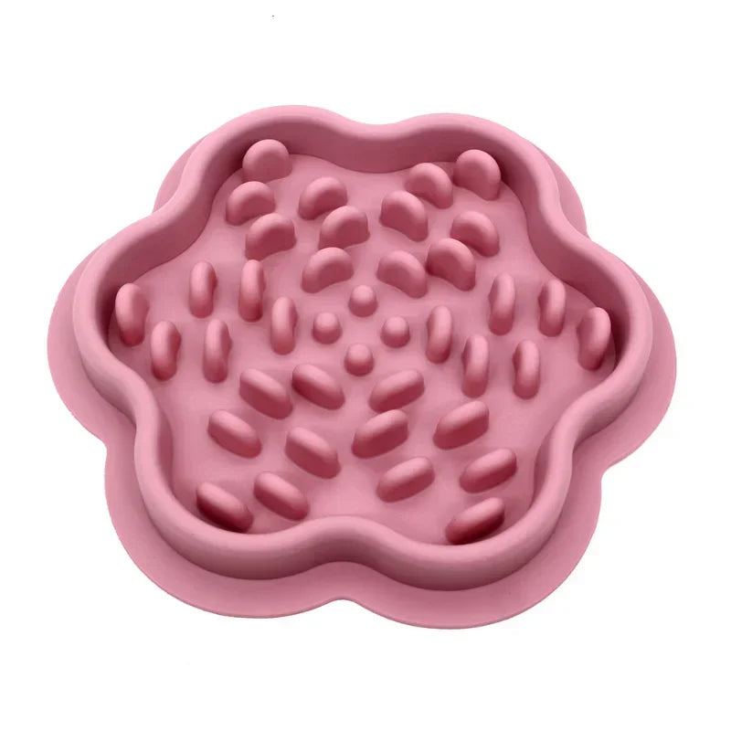 Silicone Dog Slow Food Non-slip Placemat Pet Bowl
