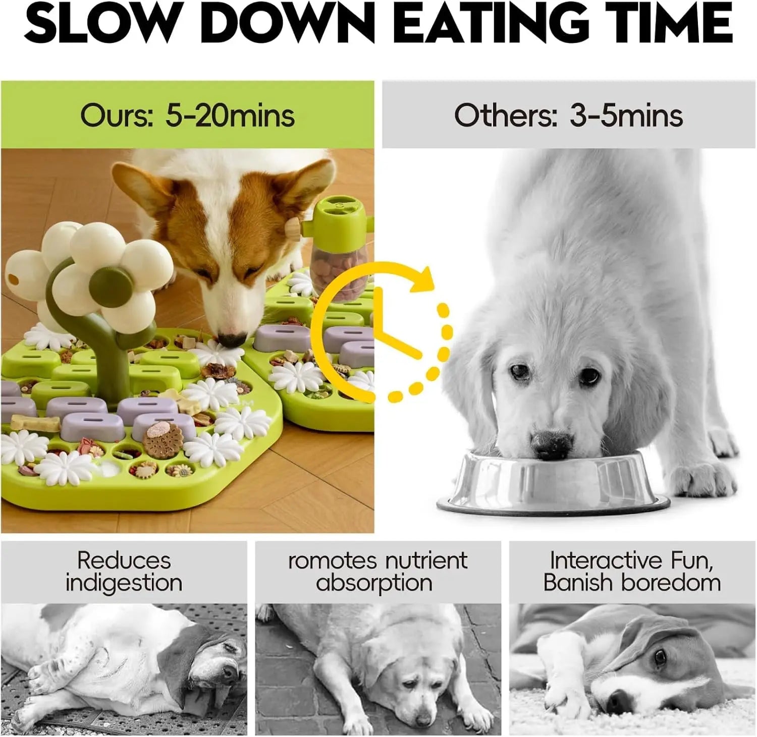 Dog Puzzle Toy Enrichment for Dogs Slow Feeder