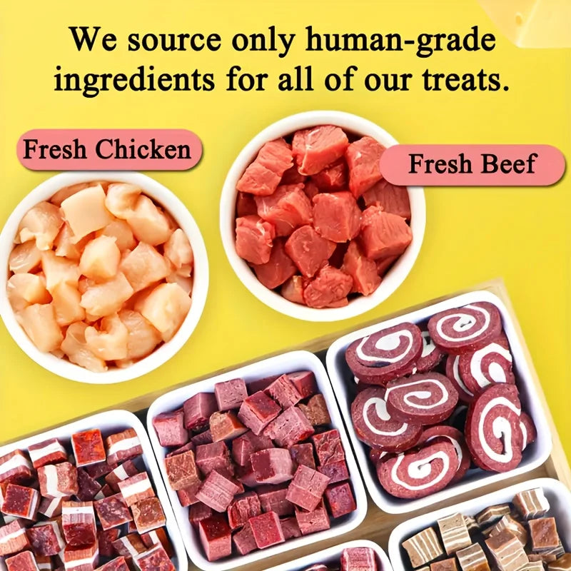 Beef And Meat Cubes Dog Treats