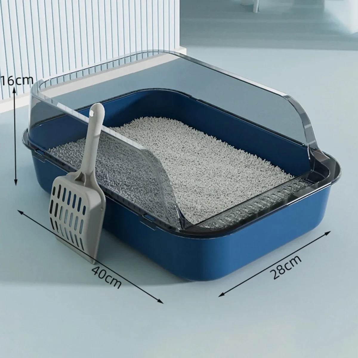 Open Top Cat Litter Box