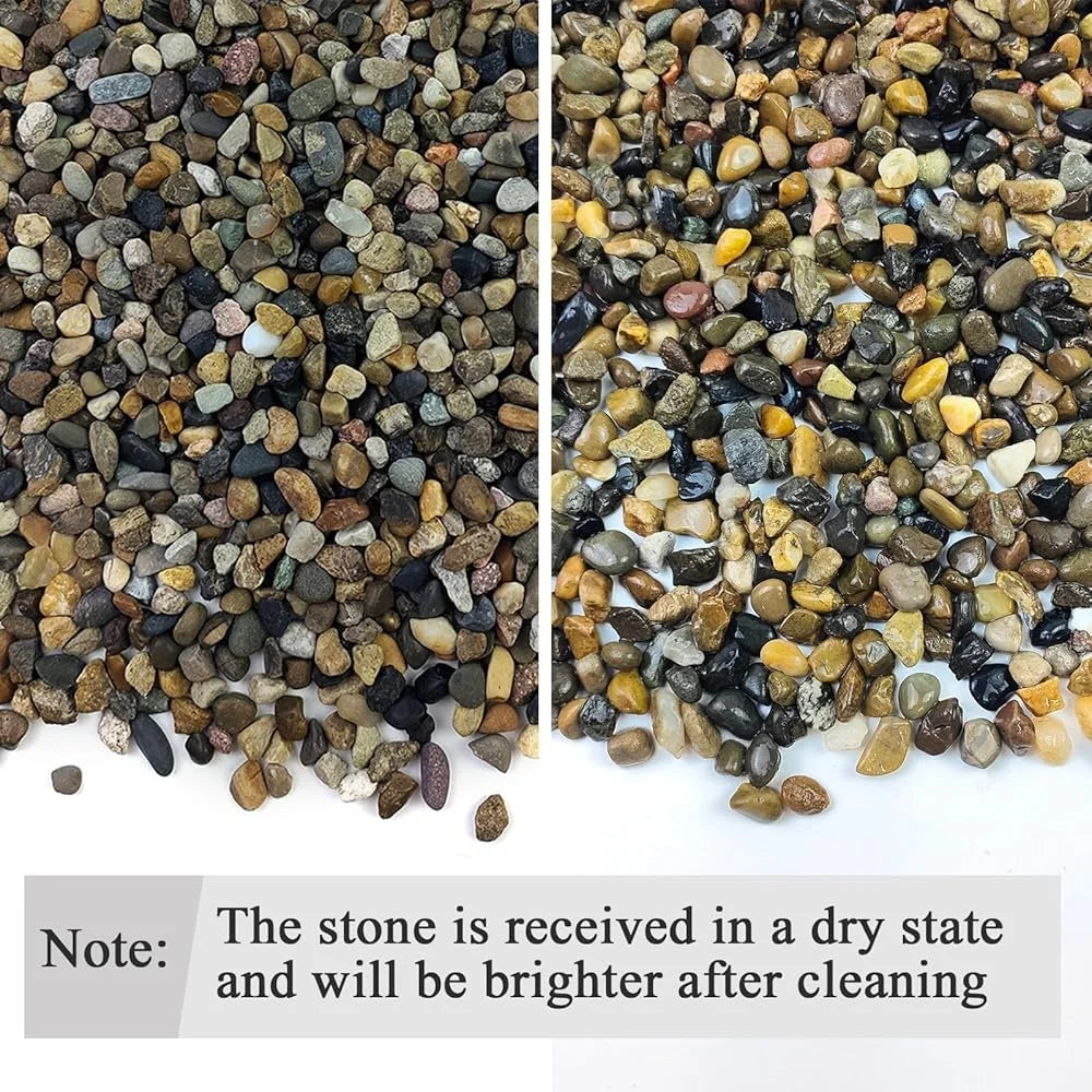 5lbs Aquarium Gravel Decorative River Rocks