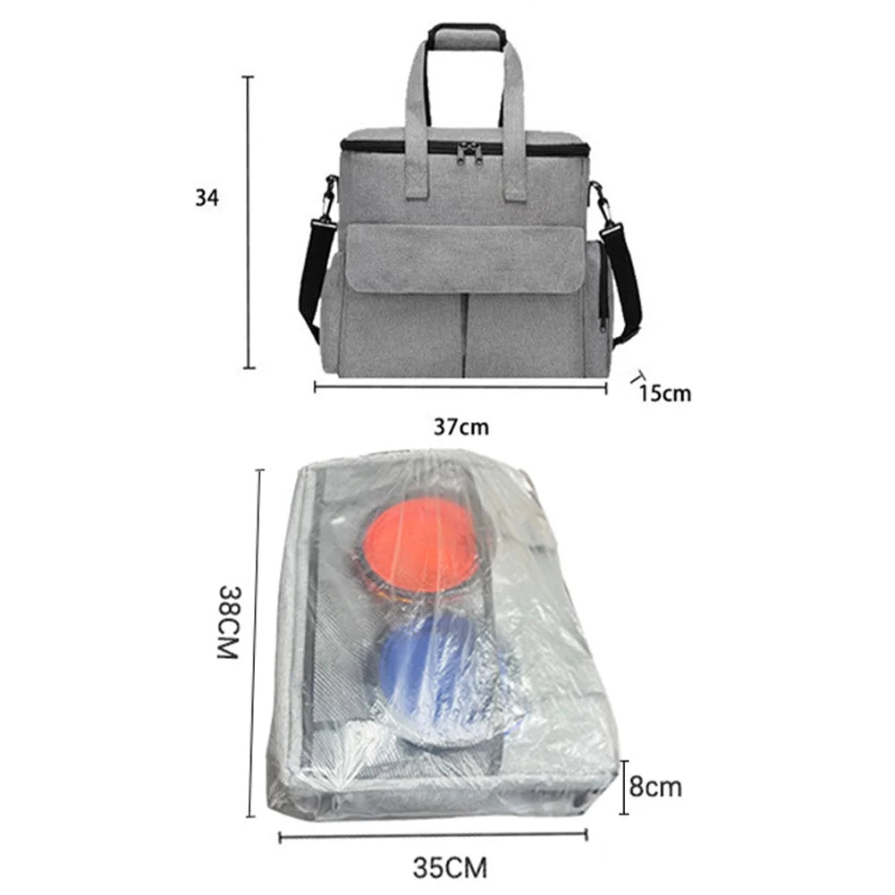 Travel Bag Backpack for Week Away/Overnight, w/ 2 Food Bags 1 Waterproof Placemat 2 Foldable Bowls