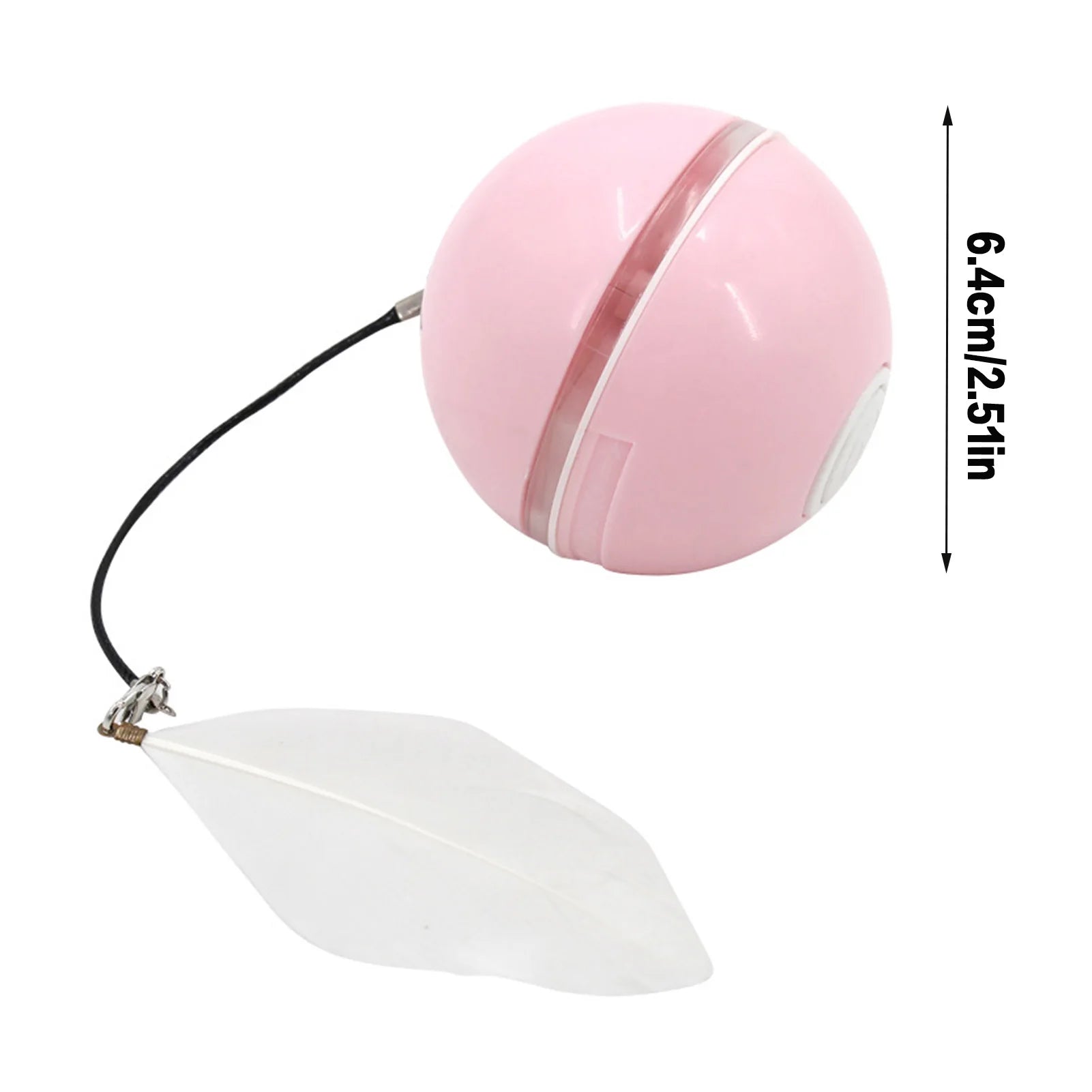 Automatic LED Intelligent Cat Ball USB Rechargeable Activated Pet Toy