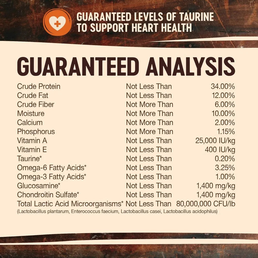 Grain-Free High-Protein Large Breed Adult Dry Dog Food, Made in USA with Real Chicken & Natural Ingredients