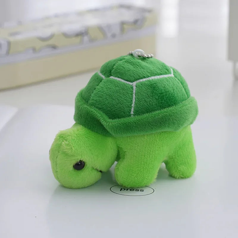 1pc Random Color Turtle Shaped Plush Toy For Dogs