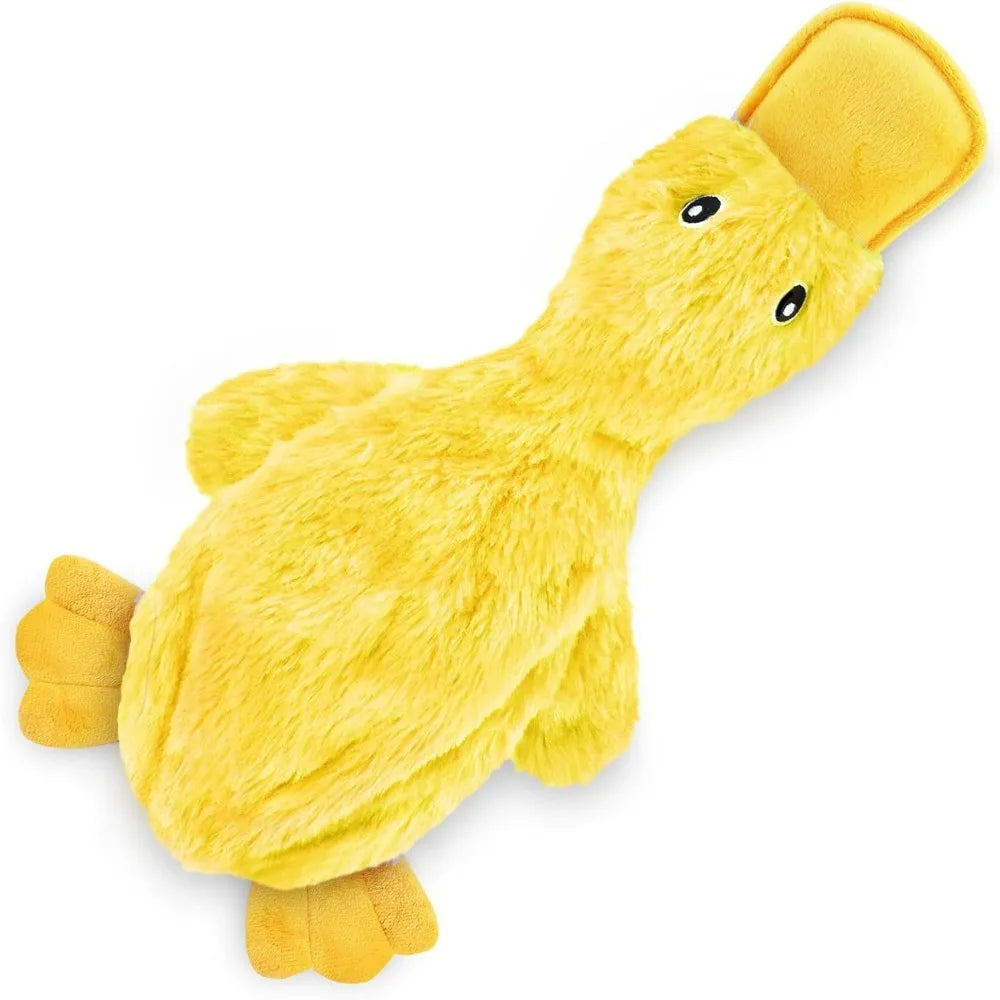 Cute No Stuffing Duck with Soft Squeaker