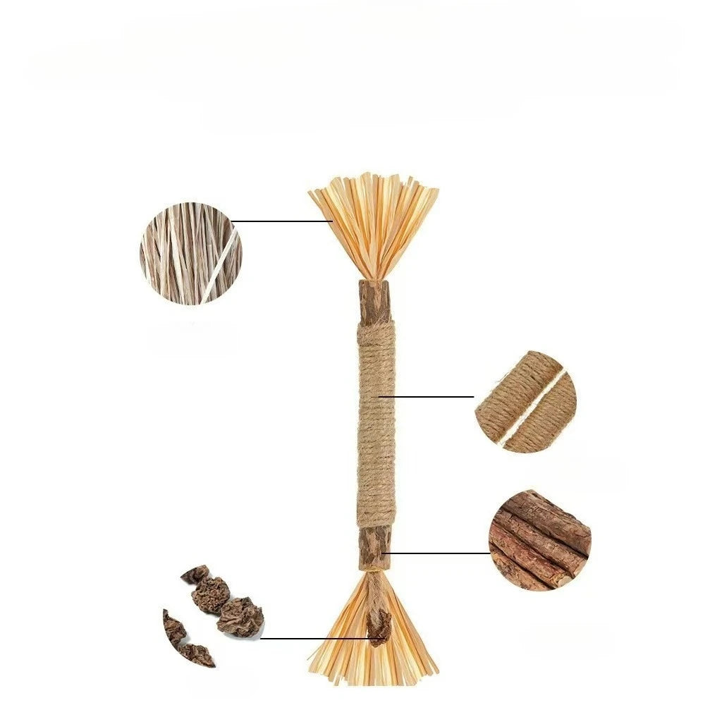 1/10 Silvervine Chew Sticks for Cats, Chew Toys for Kittens Teeth Cleaning, Calm Cat Anxiety, Aggressive Chewers Cat Dental Toy