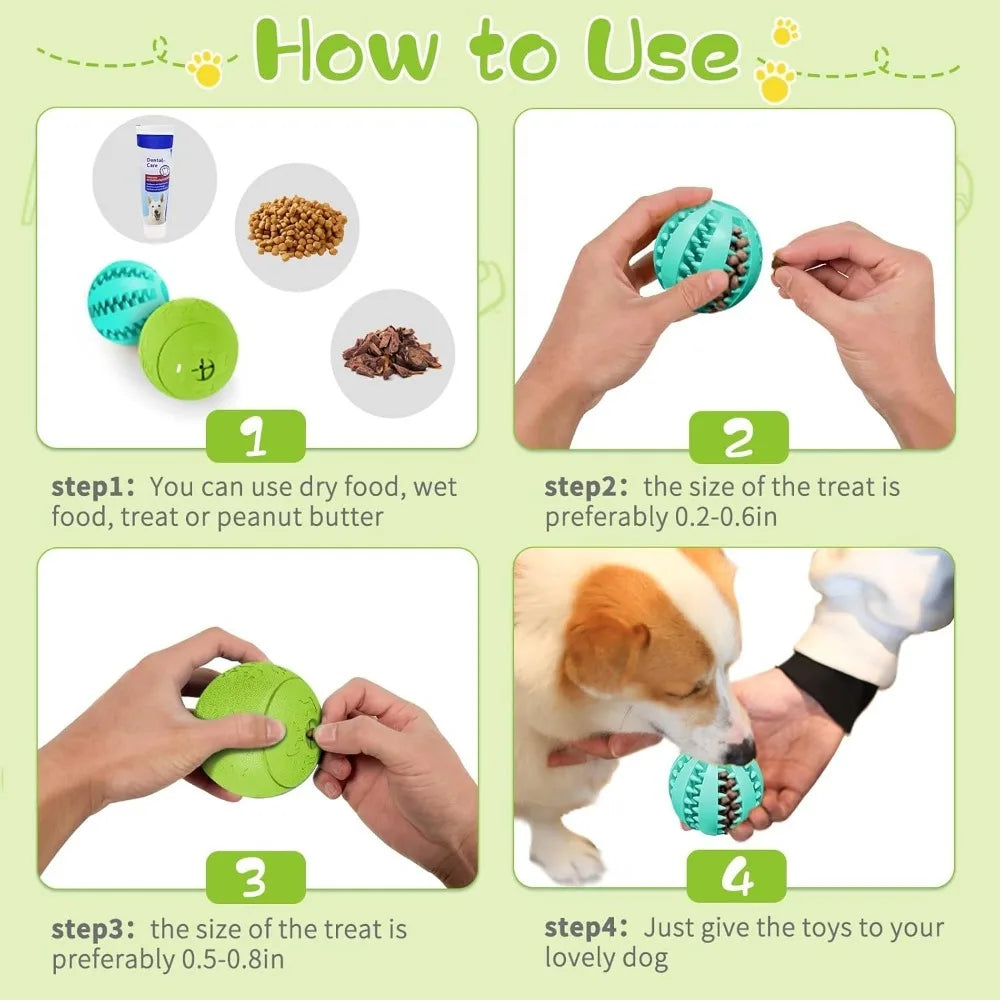 Interactive Dog Toys for Treat Dispensing,