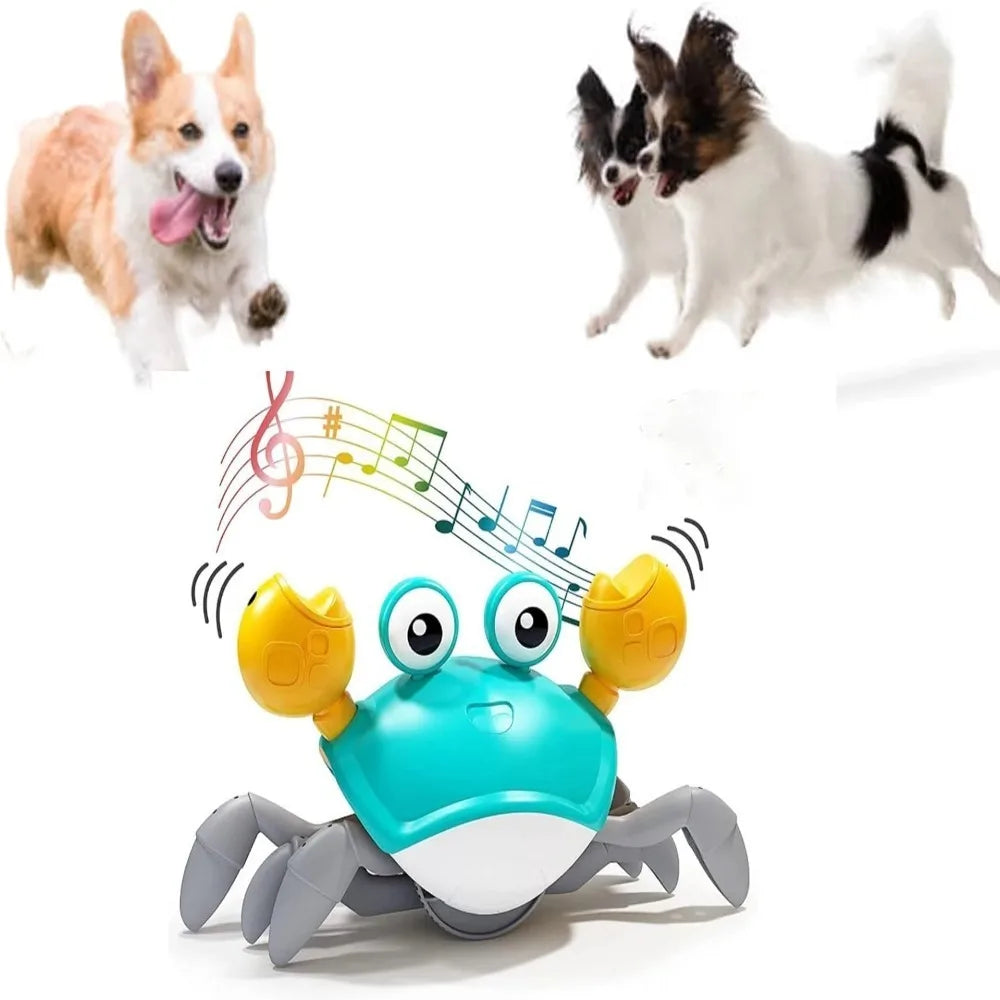 Engaging Interactive Dancing Crab Dog Toy with Musical Sounds