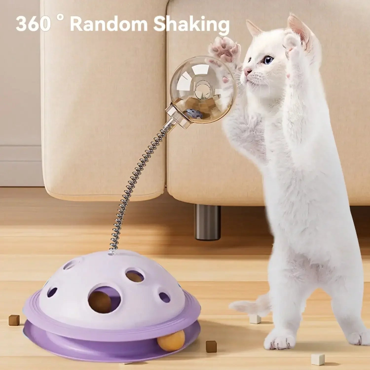 Toys Cat Snack Dispenser Interactive CatToys