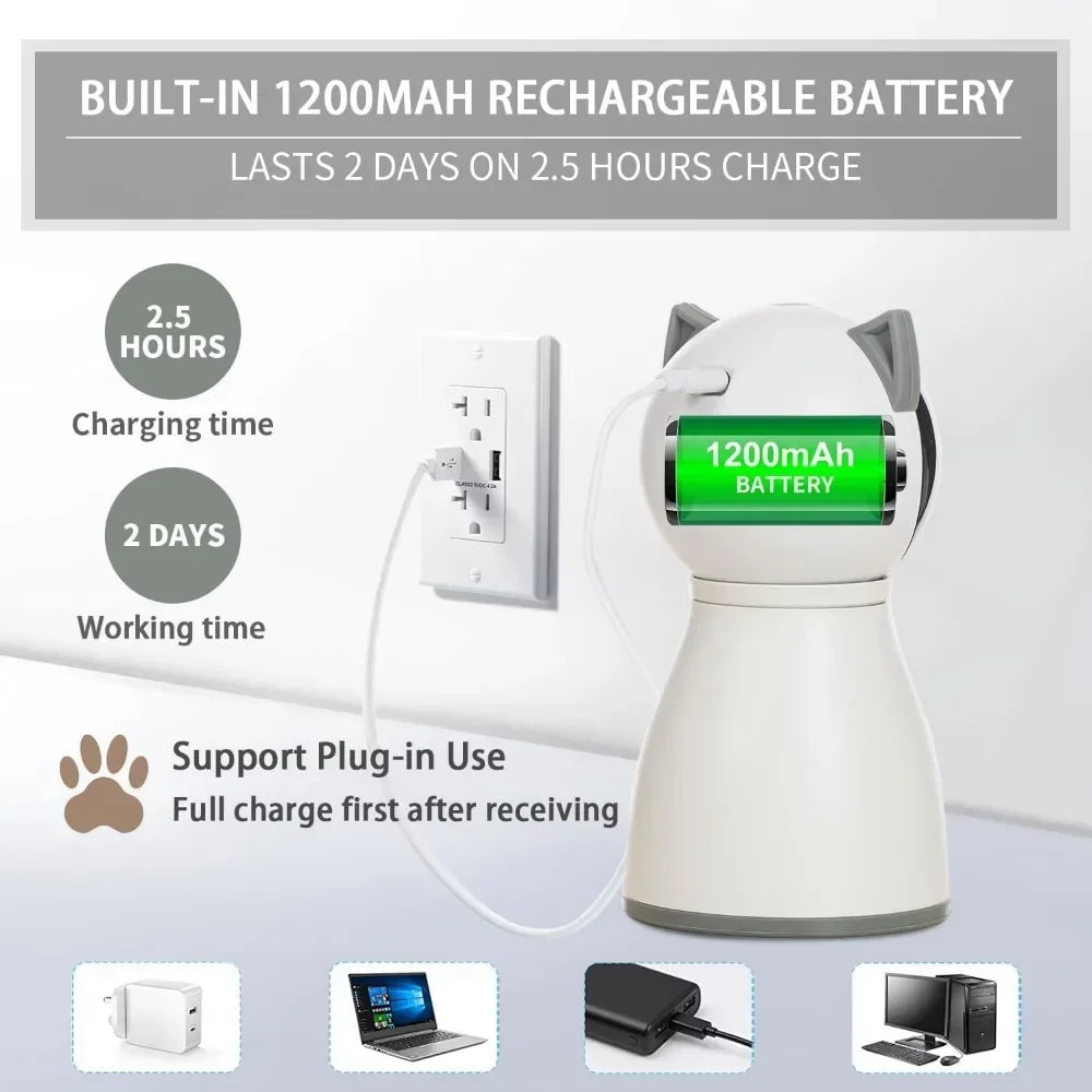 Motion Activated Rechargeable Automatic Cat Laser Toy