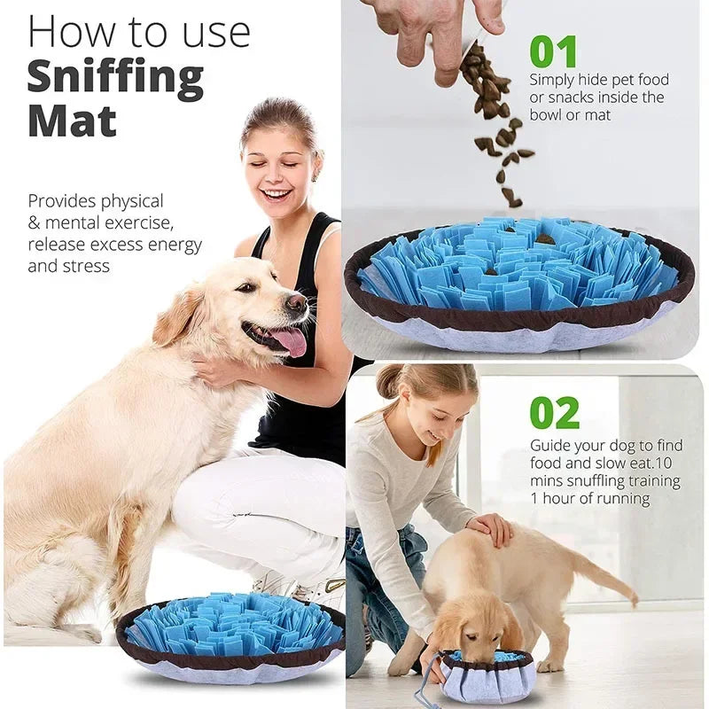 Dogs Snuffle Mat Pet Leak Food Anti Choking Mat