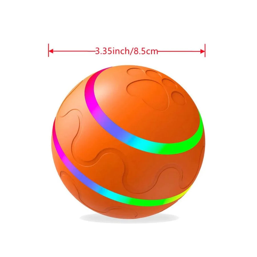 Interactive Dog Chew Toy Ball – Bouncy, Durable & Dental-Friendly