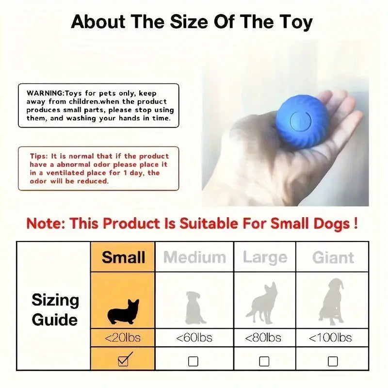 Self-rolling Pet Dog Toy Ball,  Pet Grinding Teeth Toy