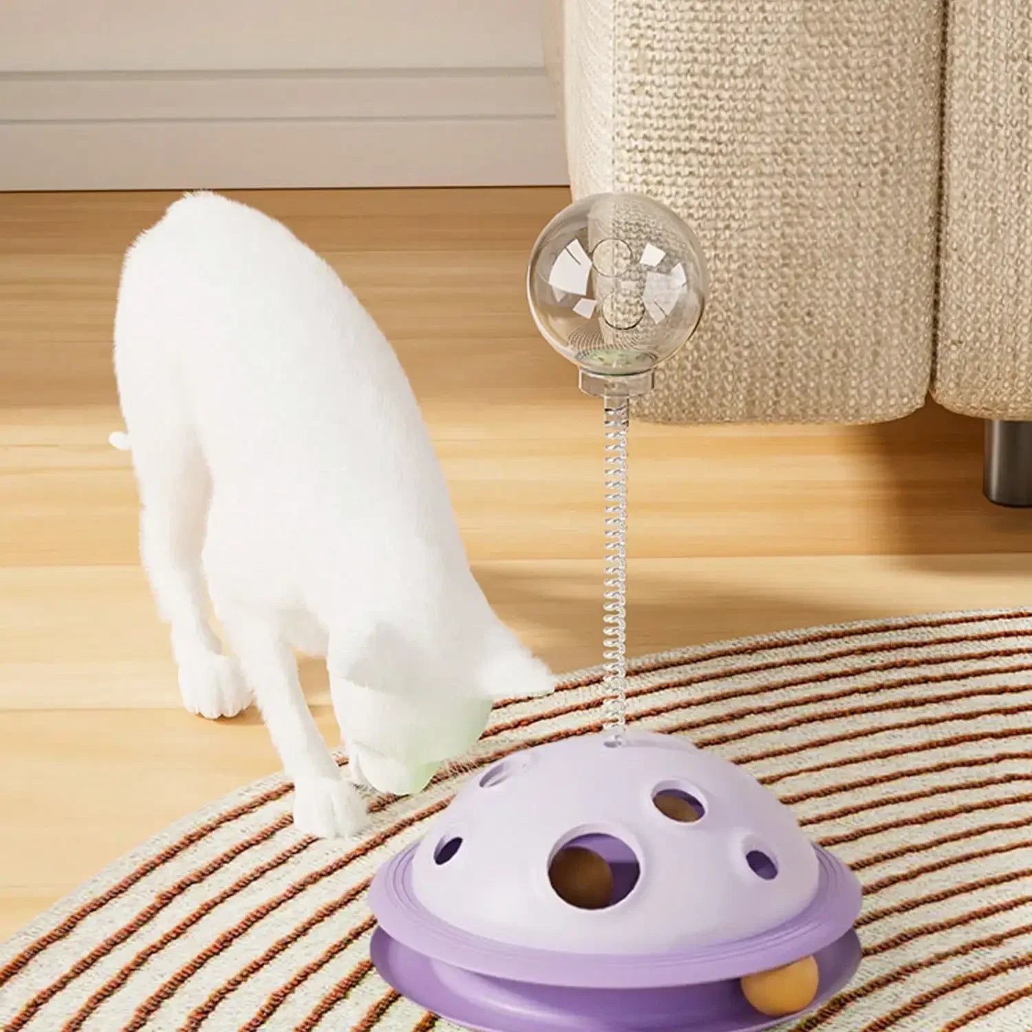 Toys Cat Snack Dispenser Interactive CatToys