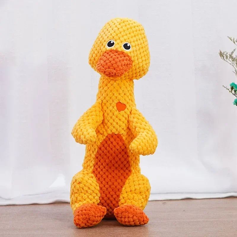 Squeaky Pet Toys for Medium Large Dogs Plush Puppy