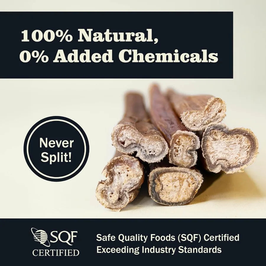 All Natural  Bully Sticks for Small Large Dogs Healthy Long Lasting Chews Variety Party Pack