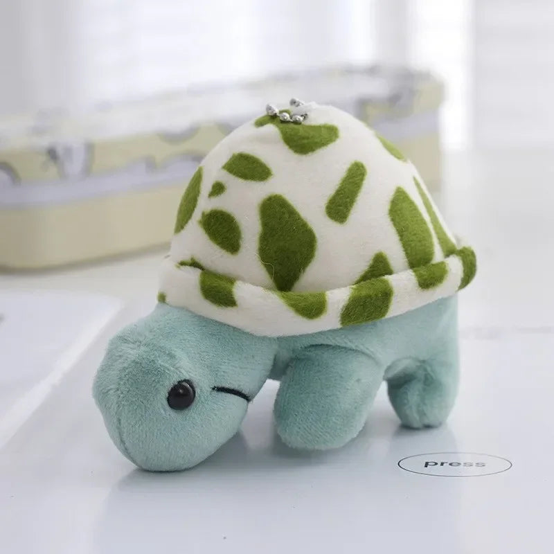 1pc Random Color Turtle Shaped Plush Toy For Dogs