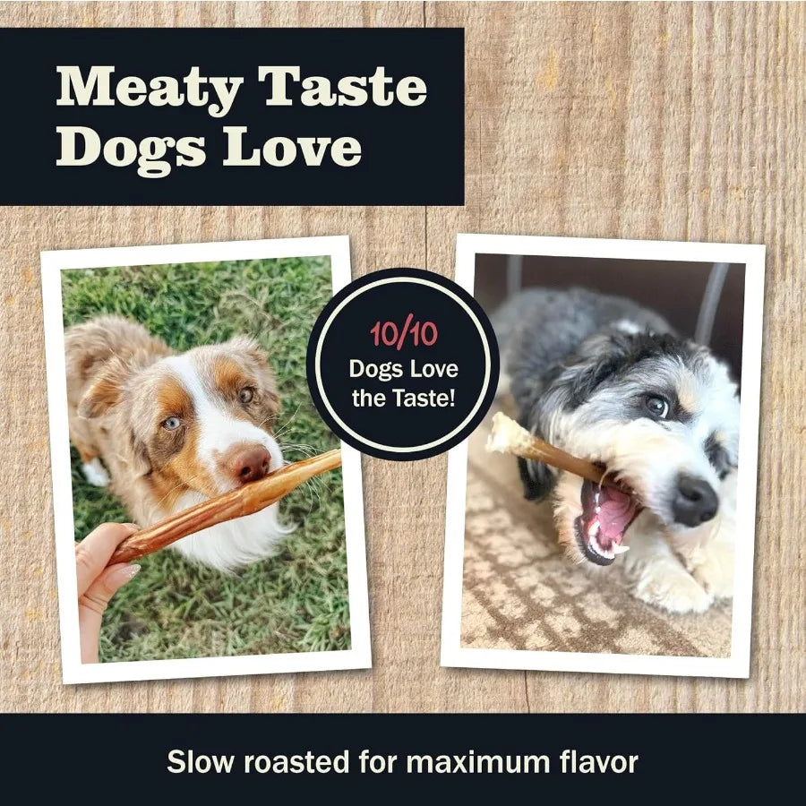 All Natural  Bully Sticks for Small Large Dogs Healthy Long Lasting Chews Variety Party Pack