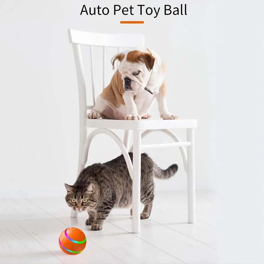 Interactive Dog Chew Toy Ball – Bouncy, Durable & Dental-Friendly